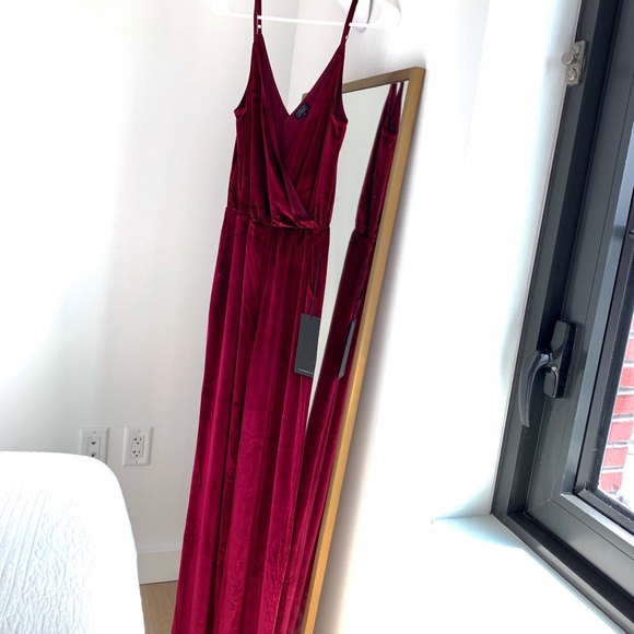 Velvet Jumpsuit - Picture 2 of 5
